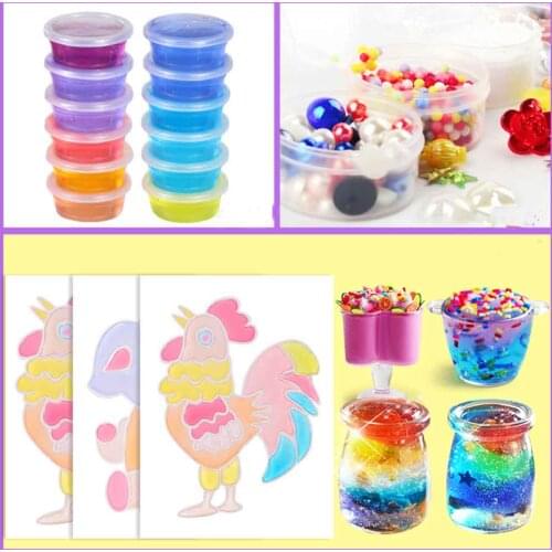 12/24 color crystal mud crystal clay children DIY handmade creative crystal mud toys