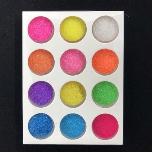 12 Boxes/set Nail Art Powder Magic Holographic Sugar Powder (0.2MM) DIY Nail Art Glitter Decoration Ultra-thin 0.2mm Holo Powder
