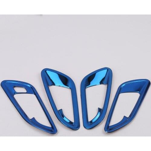 4 Pieces/set of Car Door Handle Decoration Protection Frame Car Interior Stickers Suitable for Chevrolet Cruze 2017