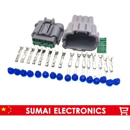 8 Pin 2.2mm male female car Headlight plug connector,6188-0736, 6185-1177 Plug for Nissan,Toyota etc.for 8P Sumitomo