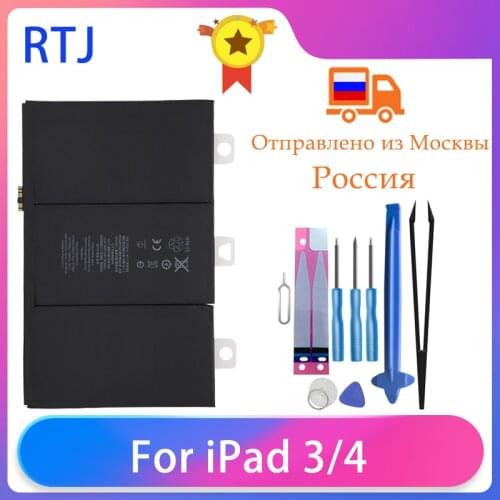 Runtianjin Tablet Battery For iPad 3/4 rd A1403 A1416 A1430 A1433 A1459 A1460 A1389 11560mAh High Capacity Tablet Batteries