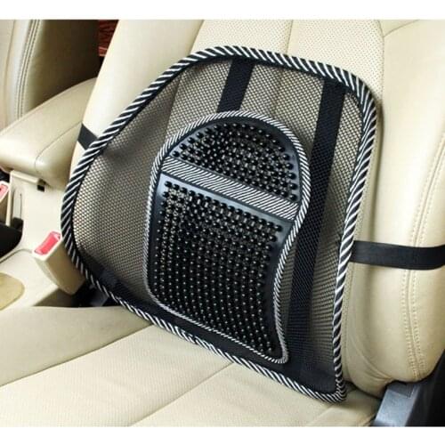 Large size Car Loin Seat Air-permeable Cushion Massage Loin Cushion Backrest Office Loin Cushion Car Interior Accessories