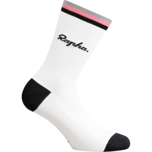 White New Man and woman Professional brand sport socks Breathable Road Bicycle Socks Outdoor Sports Racing Cycling Socks