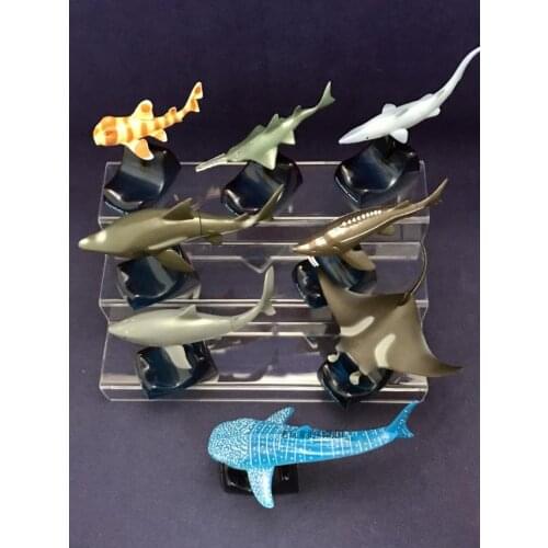 Pvc figure model Sharks and dragonflies series toy 8pcs/set