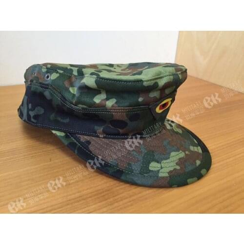 Military German Army Flecktarn Camo Camouflage Field Cap Hat WW2 Military