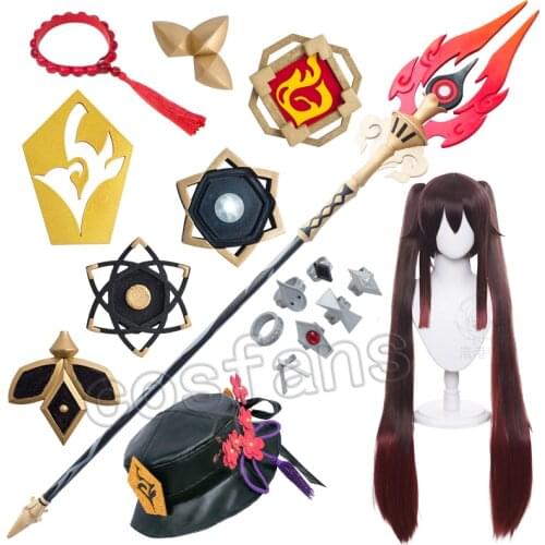 Genshin Impact Hu Tao Cosplay Game Hutao Accessories Rings Props Stage Property Ring Set Jewelry Project Characters Props Rings