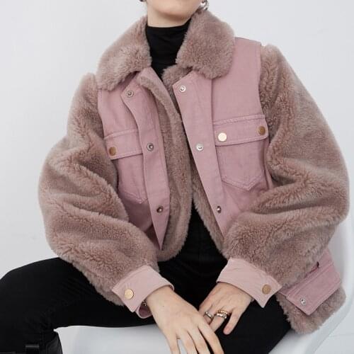 LIBIELIY Women's Leather Down Jackets