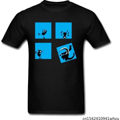 Ants Party Hip Hop Black Blue Men T Shirt Tops for Group Faddish Clothing