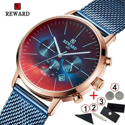 Men Watches Top Brand Luxury Fashion Mens Colorful Chronograph Wristwatches Waterproof Quartz Watch Men Relogio Masculino 2021