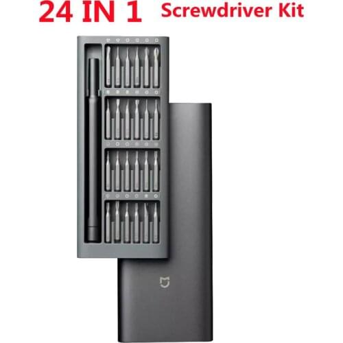 Xiaomi Screwdriver Kit 24 Precision Magnetic Bits Dismountable Screwdriver Set Mini Tool For Smart Home PC Phone Repair