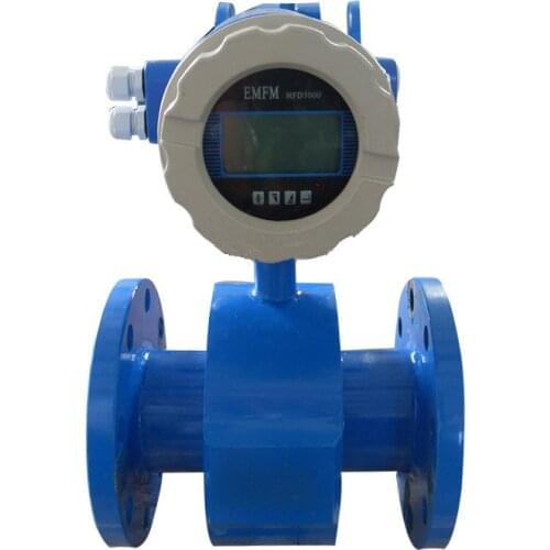 New Arrival Digital Display Integrated Electromagnetic Flowmeter 50MM Sewage Treatment Intelligent Electromagnetic Flow Meter