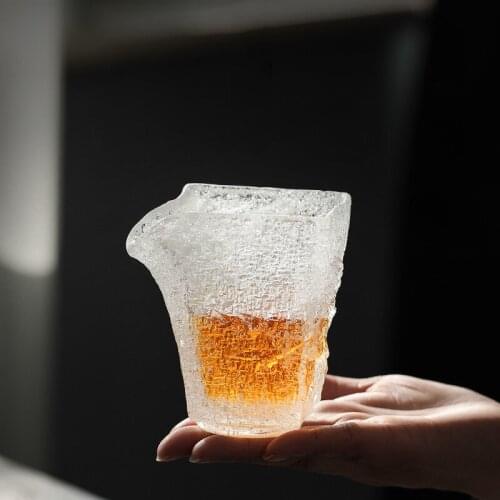 New Tea Dispenser Colored Glaze Plum Fair Cup Freeze Thickened Kungfu Tea Set Zen Teacups Ceremony Accessories