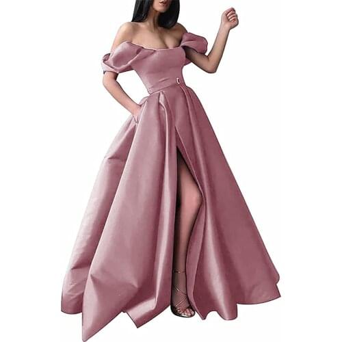 OYISHA Womens Satin Dresses