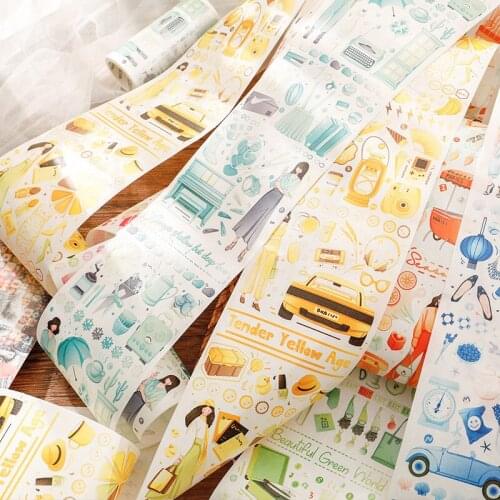 Girl Life Ceremony Series Washi Tape Set Diy Scrapbooking Sticker Label Masking Tape School Office Supply Japanese Stationery