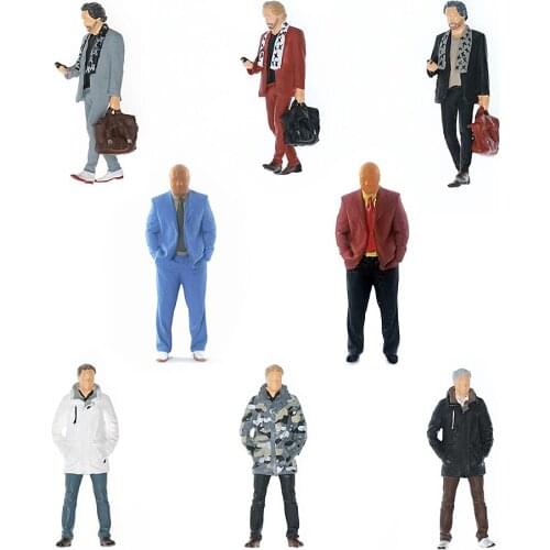 Resin 1/64 Miniature Figures People Model Road Park Buliding Layout Scenario Children Toy Desktop Decoration