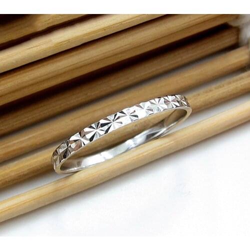 Fine Solid Pt950 Platinum Ring Women Luck Rice Star Band Ring 1-1.5g Best Gift For Lover