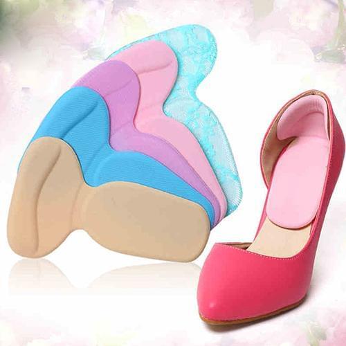 Durable T-Shape Thread Thicker Rear Foot Wear Sticker High Heels Soft Anti-slip Mat High Heels Soft Mat insoles for the feet