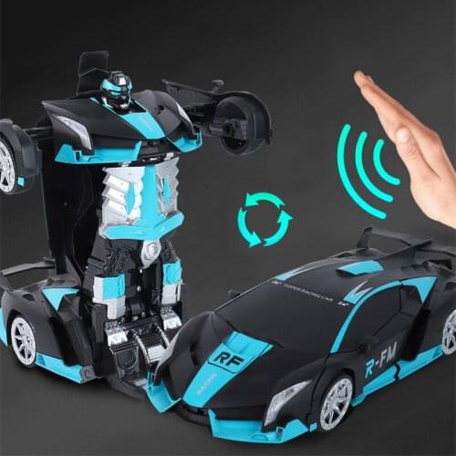Gesture sensing Deformation Remote control toy car 1:12 RC Simulation intelligent car model King Kong Electric Robot Sports