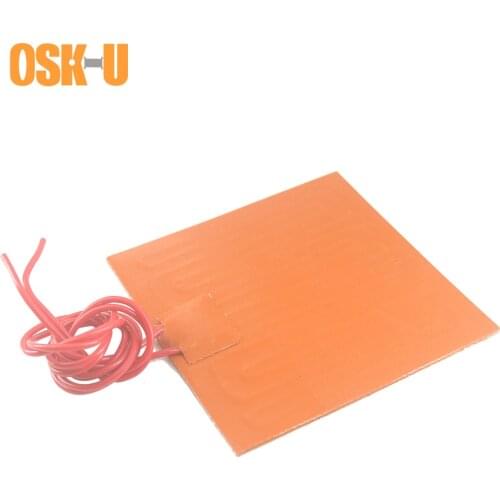 150x200mm 200x200mm Silicone Heater Pad 24V 1.5-1.8mm thickness Freeze-proof Electric Heating Element for Gas Canisters