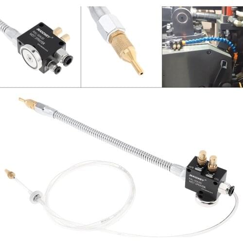 Mist Coolant Spray System Adsorbable Magnetic Base Stainless Steel Flexible Pipe for Metal Cutting Engraving Cooling Machine