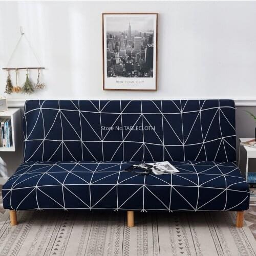 Universal stretch sofa cover without armrests, all-inclusive foldable sofa bed cover, cover sheet type universal sofa towel