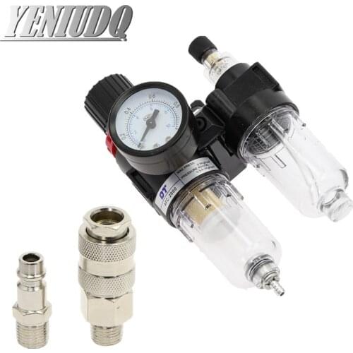 AFR2000 + AL2000 G1 / 4 "AFC2000 air compressor oil water separator filter regulator trap EU Fittings