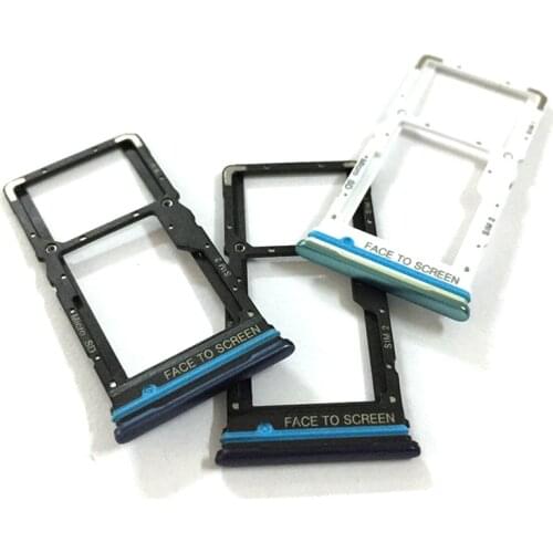 Sim Tray Holder For Xiaomi Mi 10T Lite 5G SIM Card Tray Slot Holder Adapter Socket Repair Parts