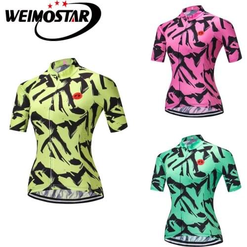 Women Summer Cycling Jersey Shirts Cycling Sportswear Short Sleeve MTB Bicycle Clothing Quick Dry Ropa Ciclsimo Bike Jerseys