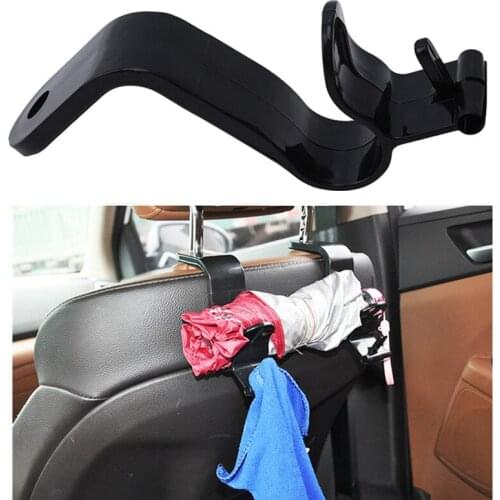 Car Umbrella Stand Seat Back Hook Multifunctional Plastic Car Seat Umbrella Stand Towel Hook Car Interior Fastener Clip