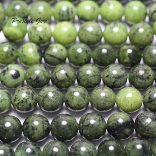 Free shipping (1strand/set) Natural A Grade 9.5-10mm Canadian jade nephrite smooth round beads for jewelry making DIY design