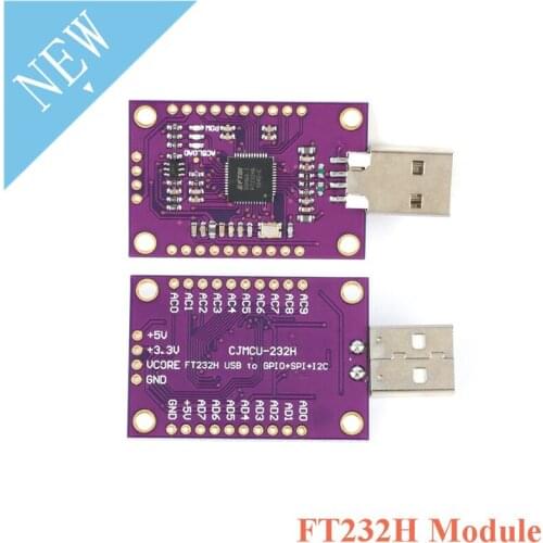 CJMCU FT232H USB to JTAG UART FIFO SPI IIC I2C High Speed Multifunction FT232H Serial Port Module 3.3V 5V