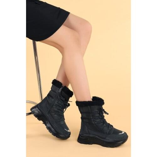 Ayakland TWG 7455 Winter Inside Thermal Furry Lady shoes Snow Boat Womens shoes Woman boots Women heels Womens sports shoes wo