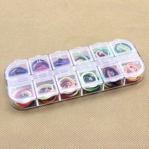 New 7/10/12 Grids Jewelry Organizer Independent Opening Plastic Transparent Jewelry Box Bead Case Container Storage Box