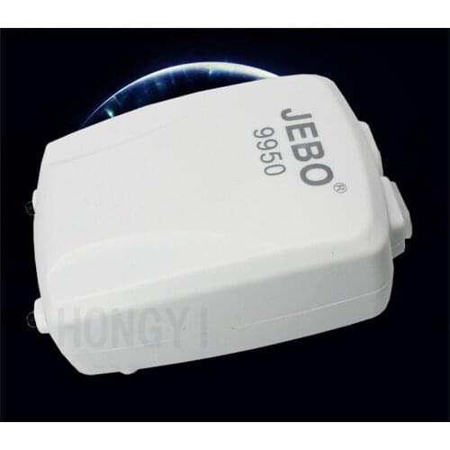 JEBO9950 1piece 110-240V battery storage air pump AC/DC dual use for aquarium fish tank portable air pump for fishing USB charge