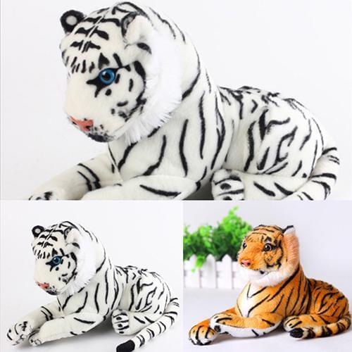 11.11 Hot Selling Kawaii White Yellow 25 cm Tigers Plush Toys Simulation Tigers Soft Stuffed Dolls Baby Pillow Plush Kid Toys