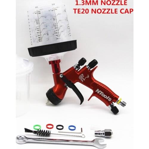 New Style High Quality Spray Gun GTI Pro Painting Gun 1.3/1.8mm Nozzle Paint Gun Water Based Air Spray Gun Airbrush