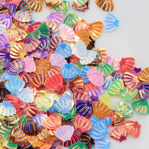 Wholesale Mermaid Color Glitter Shell Lacing Sequins Nail Decoration, For Garment DIY Sequin Craft