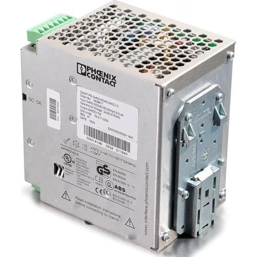 PHOENIX CONTACT QUINT-PS-3X400-500AC 24DC 10 2938617 switching power supply