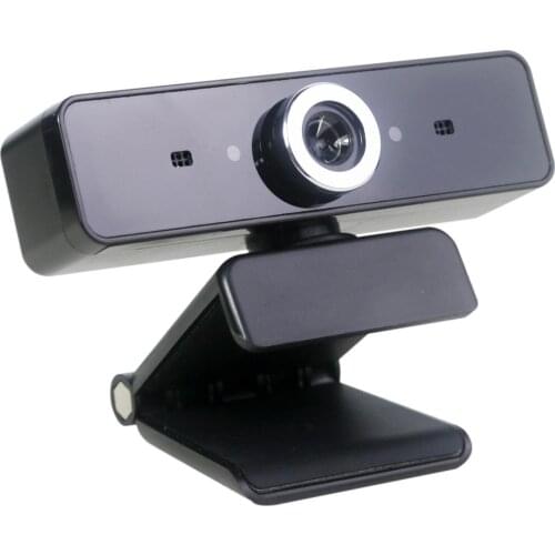 Rotatable USB Video Recording HD Webcam Camera with Microphone for PC Laptop Sound-absorbing Noise-cancelling Microphone