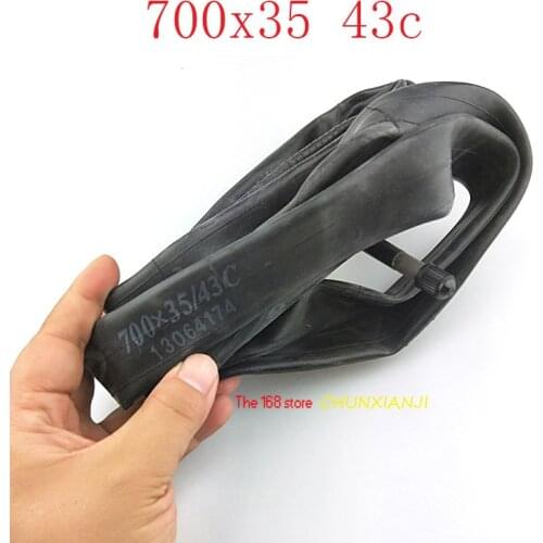 Lightning shipment inner tire 700x35/43c inner tube Bike Road Tube Tires Bicycle Parts Straight valve stem 700*35/43c
