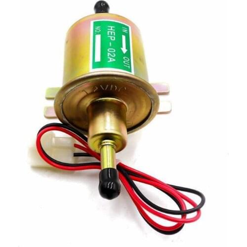 High Quality Low Pressure Universal Diesel Petrol Gasoline Electric Fuel Pump HEP-02A 12V 24V For Car Motorcycle