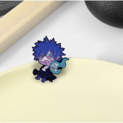 My Hero Academia Dabi Pins and Brooches for Women Men Lapel Pin Backpack Bags Hat Badge Gifts Metal Figure