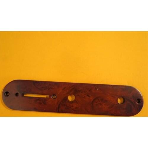 1pcs birds eye wood Guitar Tele Telecaster Control Plate Hand made #4149
