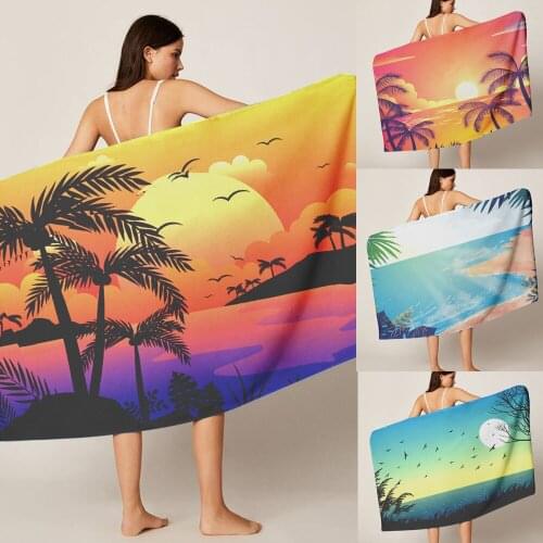Good Quality Quicky-dry Microfiber Bath Towels 70*140cm Beach Towel Large Sport Towel Camping Accessories Bigini Cover-up Towel