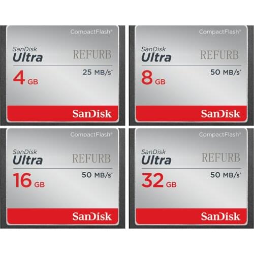 Sandisk CF Memory Card 32GB 16GB 8GB 50MB/s 25MB/S Ultra 32G 16G 8G Compact Flash for Digital Camera Original