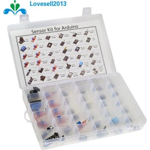 37 In 1 Sensor Kit For Arduino Raspberry Pi Beginners Learning Keys Sensors Module Ultimate With Matched Box Top Quality