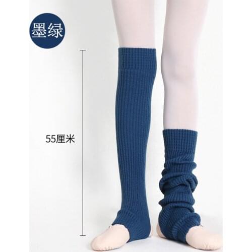 New Autumn Winter Professional Women Knitting Dance Leg Warmer Ankle Socks Adult Warm Leggings Socks for Ballet