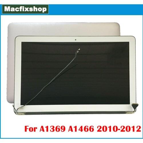 NEW A1369 A1466 LCD Screen Assembly 2010 2011 2012 For Macbook Air 13 Inch A1369 LCD Panel Display Complete Assembly Replacement