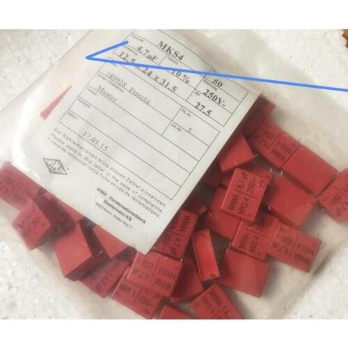 ORIGINAL FOR WIMA MKS4 250V 4.7UF 250V 475 P: 27.5mm Audio capacitor