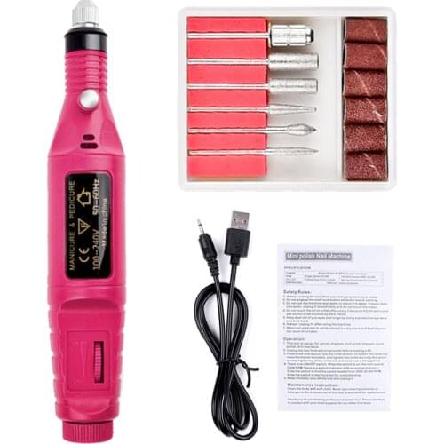 Professional Nail Drill Machine Nail Art Polish Grinding Manicure Tool remove dead skin Pedicure Nail Machine